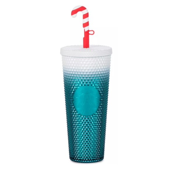 Disney World 2023 Starbucks Mickey Holiday Christmas Candy Cane Tumbler Cup NEW - Picture 2 of 4